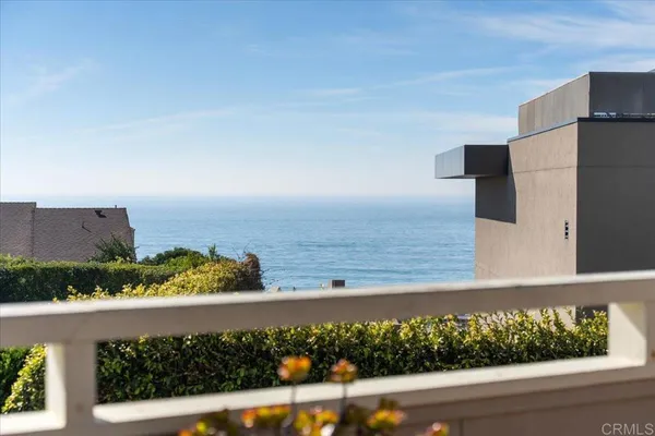 a view of a with green space