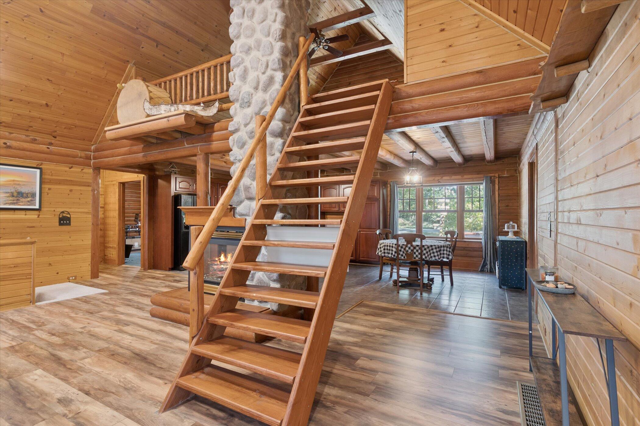 1750 Fox Road Jackson, MI 49201 - Photo 14 of 72 steps to loft/3rd living room area