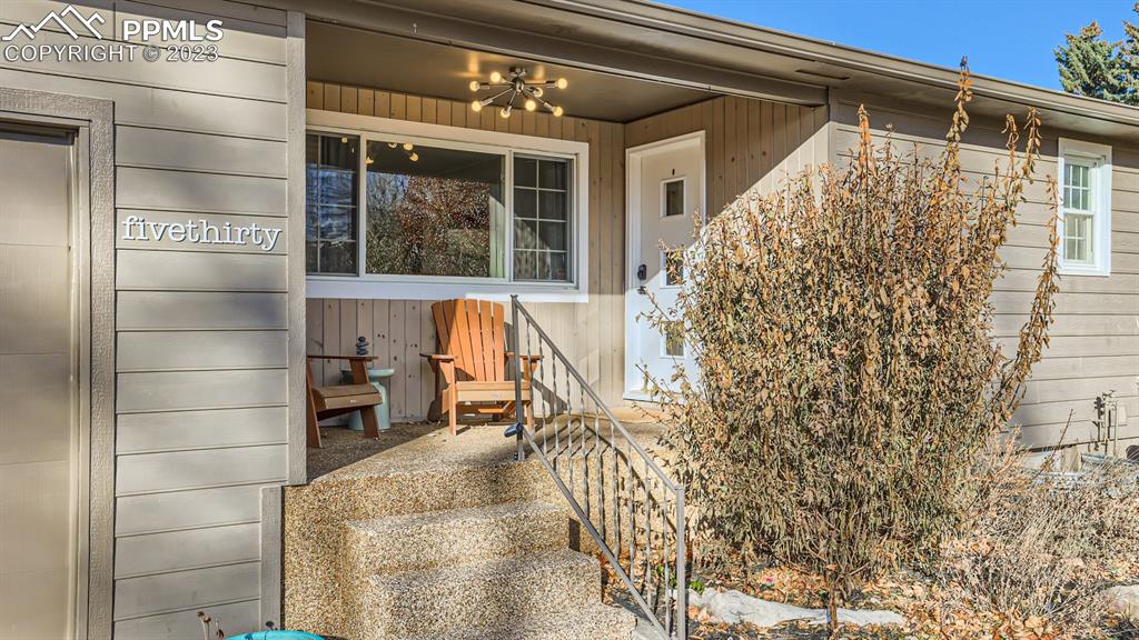 530 Valley Road Colorado Springs, CO 80904 - Photo 2 of 50 a view of entry way with wooden door