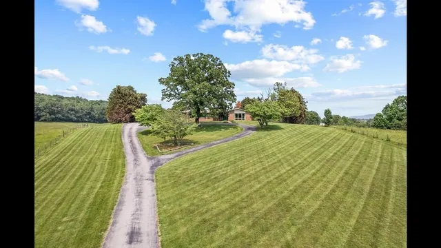 a view of an outdoor space with a lake view