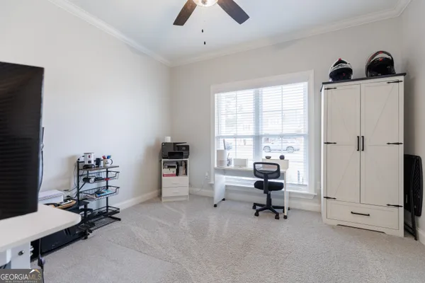 a bathroom with double vanity sink and a mirror