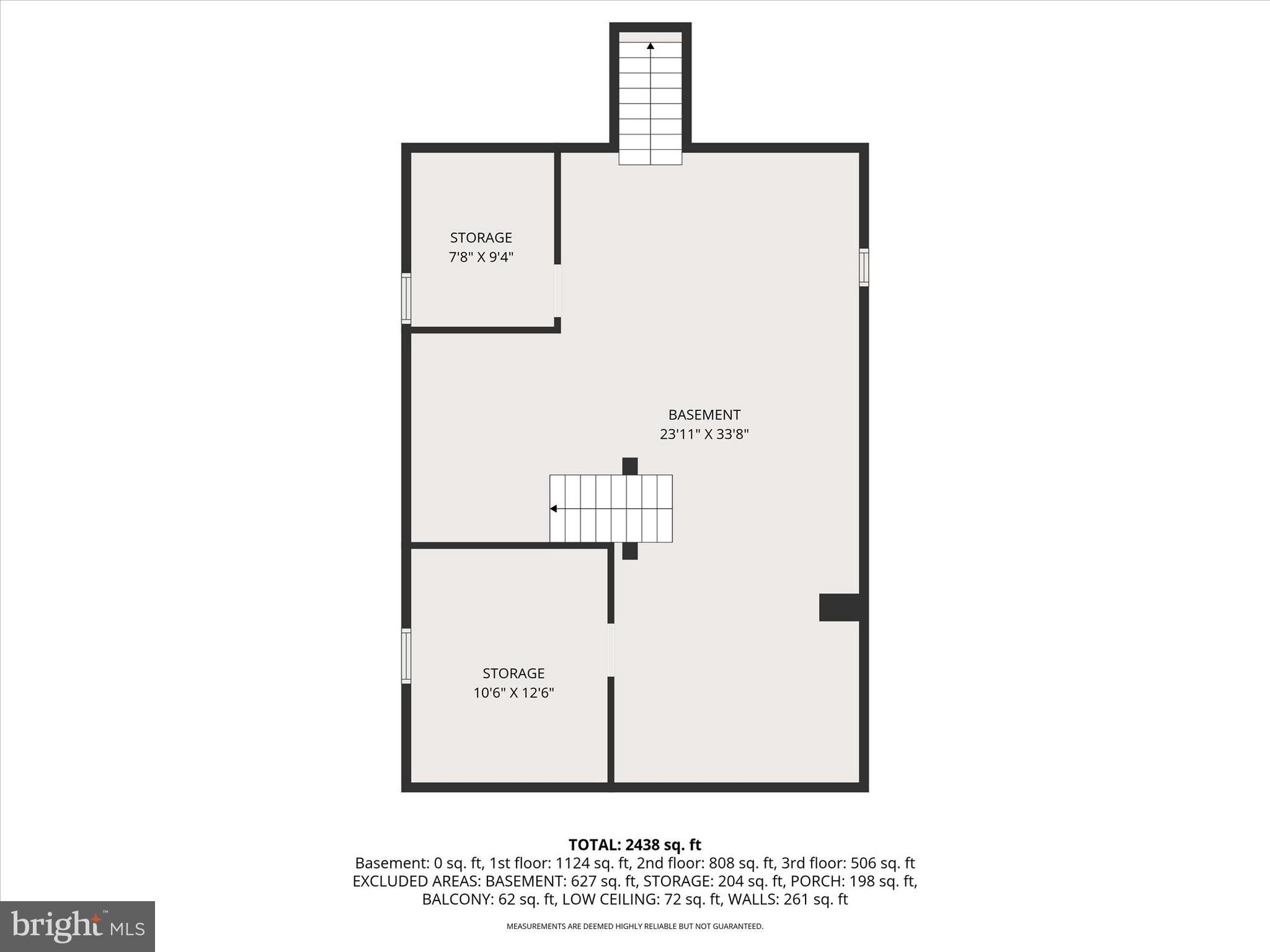 42 Market Square Manheim, PA 17545 - Photo 35 of 39 Basement Floor Plan