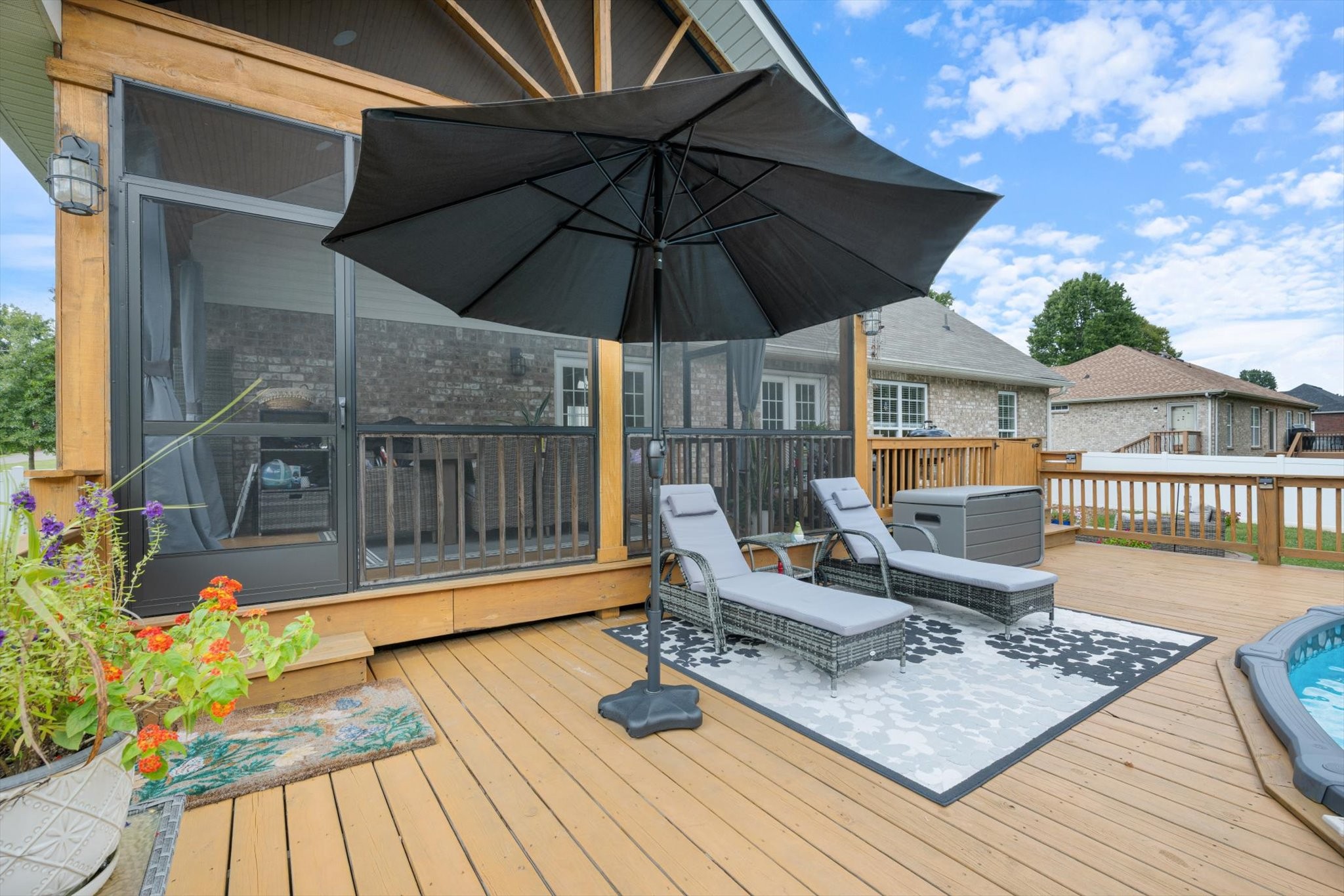 560 Windy Road Mount Juliet, TN 37122 - Photo 26 of 40 a view of balcony with wooden floor and outdoor seating
