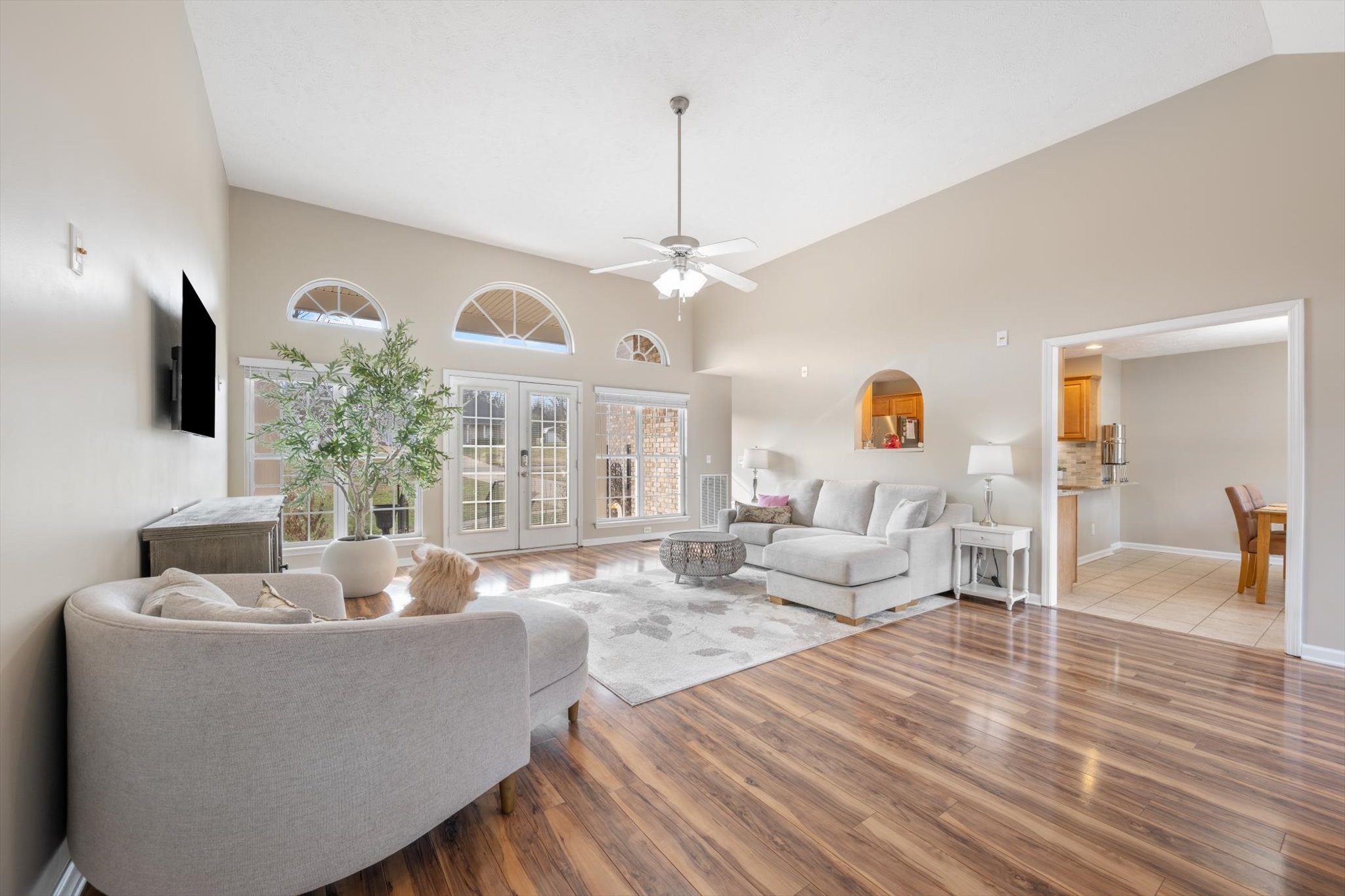 560 Windy Road Mount Juliet, TN 37122 - Photo 7 of 40 a living room with furniture and a large window