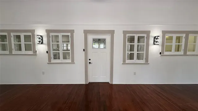 a view of wooden floor