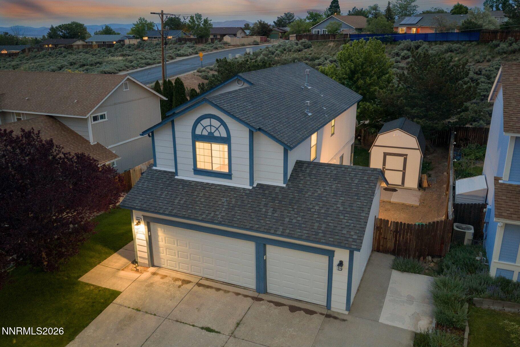 8486 Piper Place Reno, NV 89506 - Photo 76 of 80 an aerial view of a house