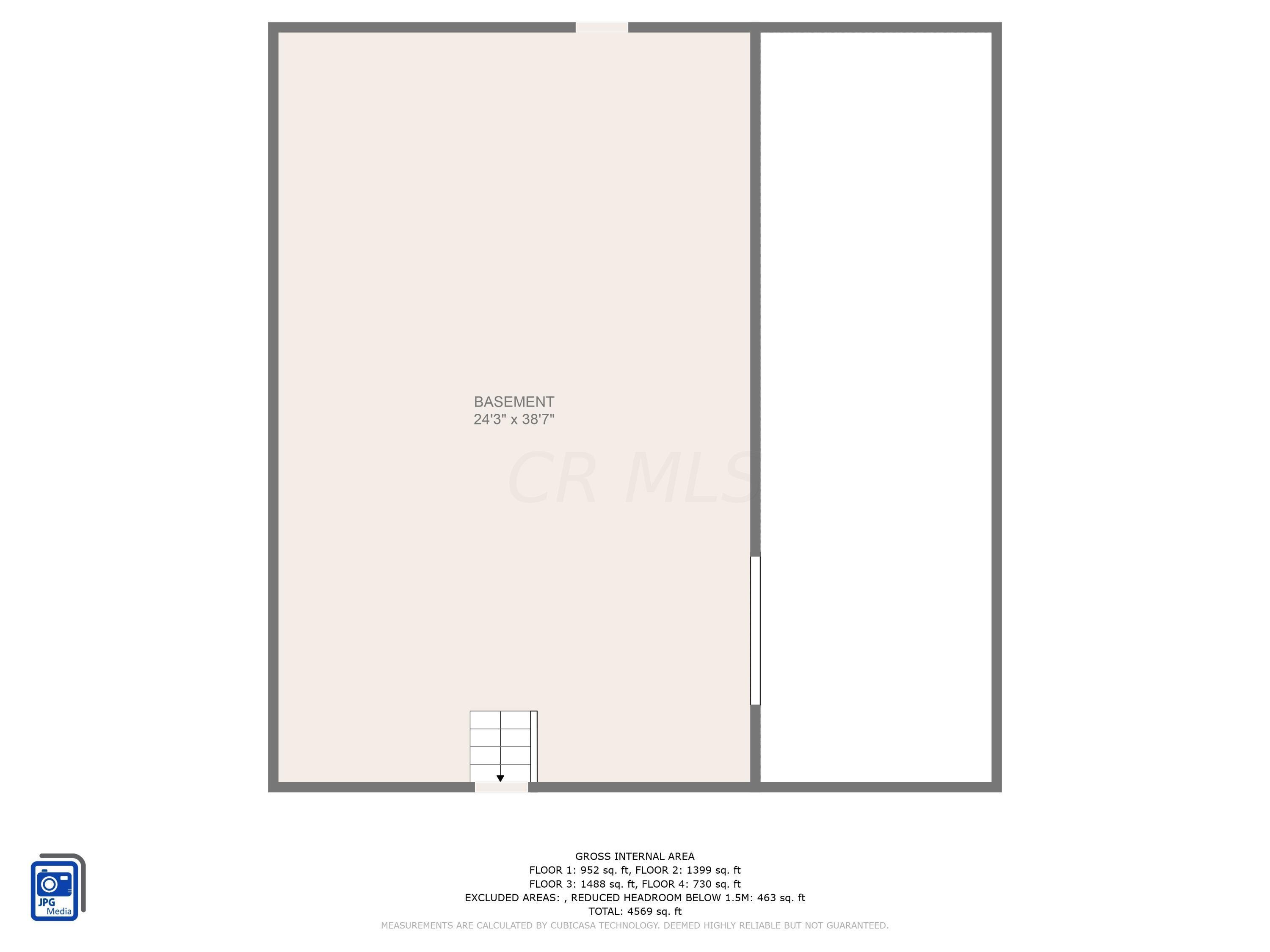 7790 Schott Road Westerville, OH 43081 - Photo 50 of 50 Basement Floorplan