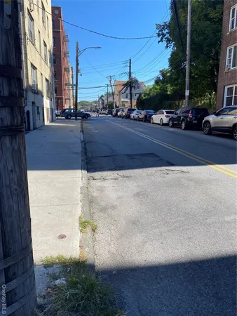 a city view with tall buildings