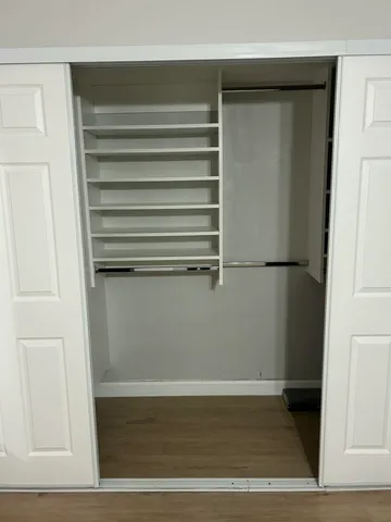 a view of closet