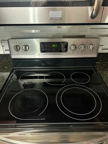 a close view of stove top oven