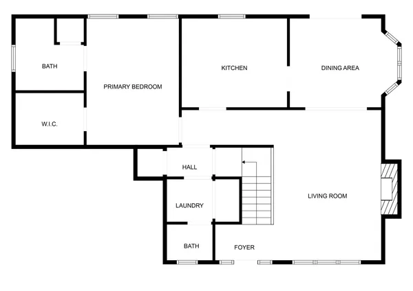 a picture of a floor plan