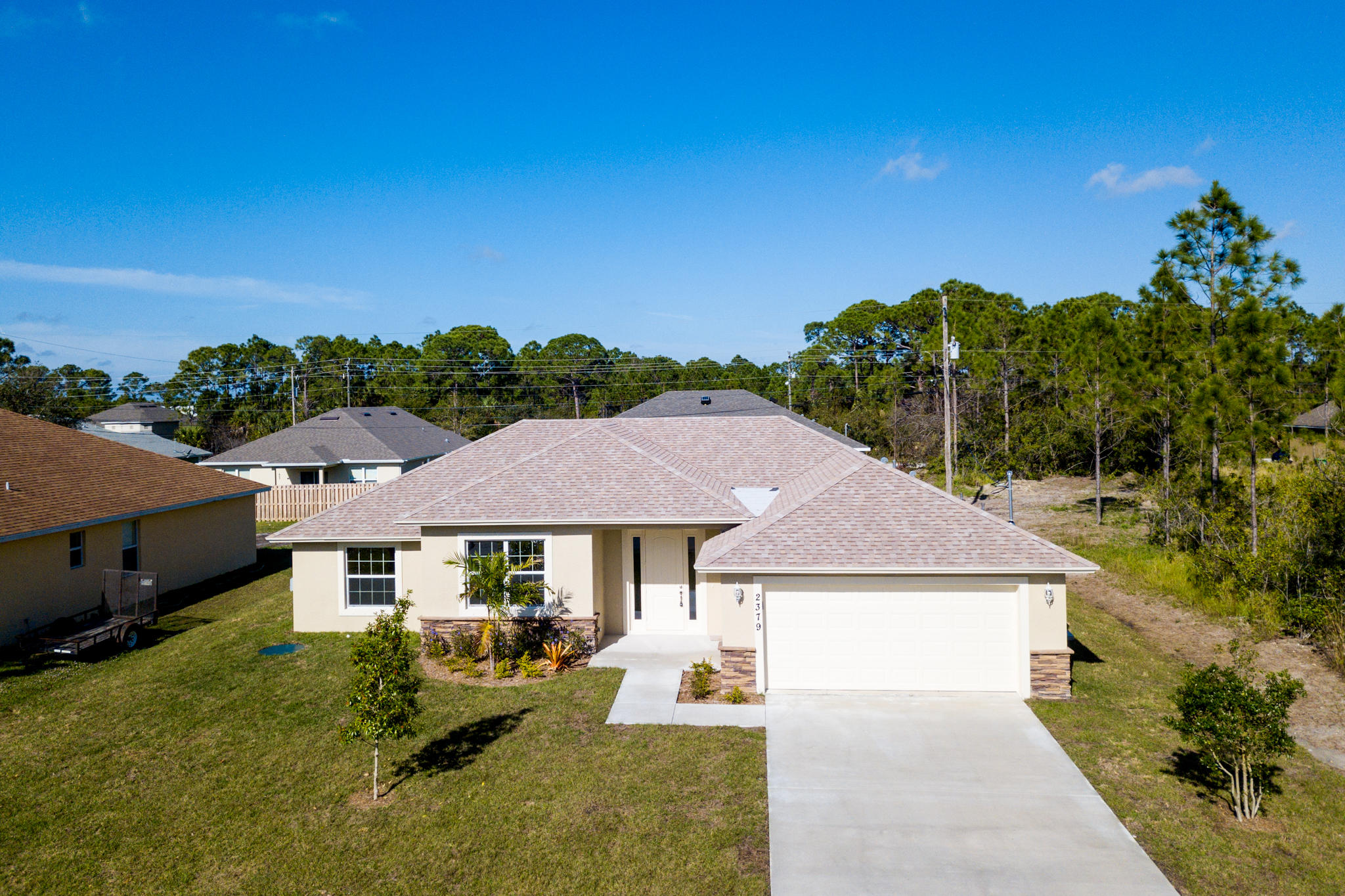 2379 Southwest Salmon Road Port St. Lucie, FL 34953 - Photo 3 of 29 EXTERIOR FRONT