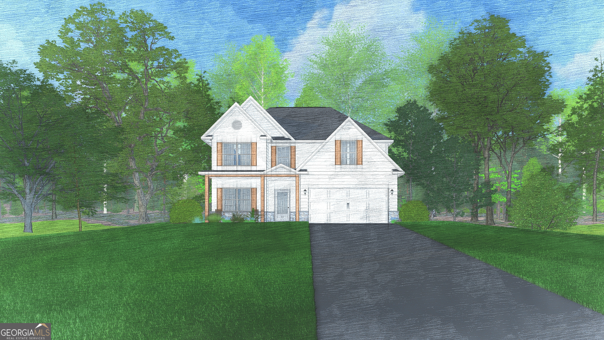 102 Gallberry Lane, Unit 53G Perry, GA 31069 - Photo 1 of 4 a front view of a house with a yard and trees