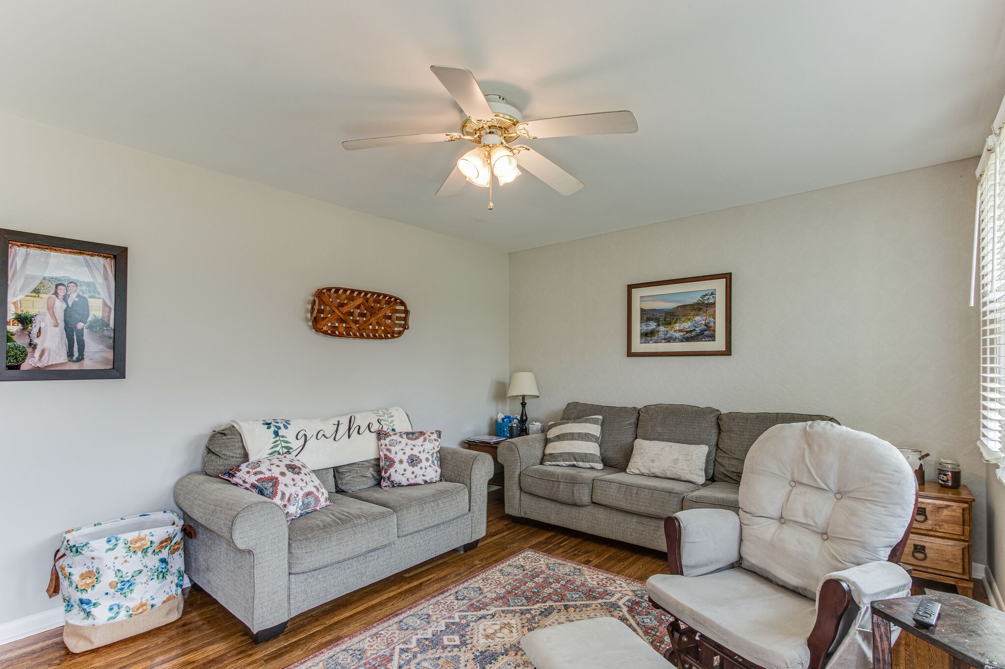2234 South Ranch Road Murfreesboro, TN 37129 - Photo 4 of 29 a living room with furniture and a chandelier
