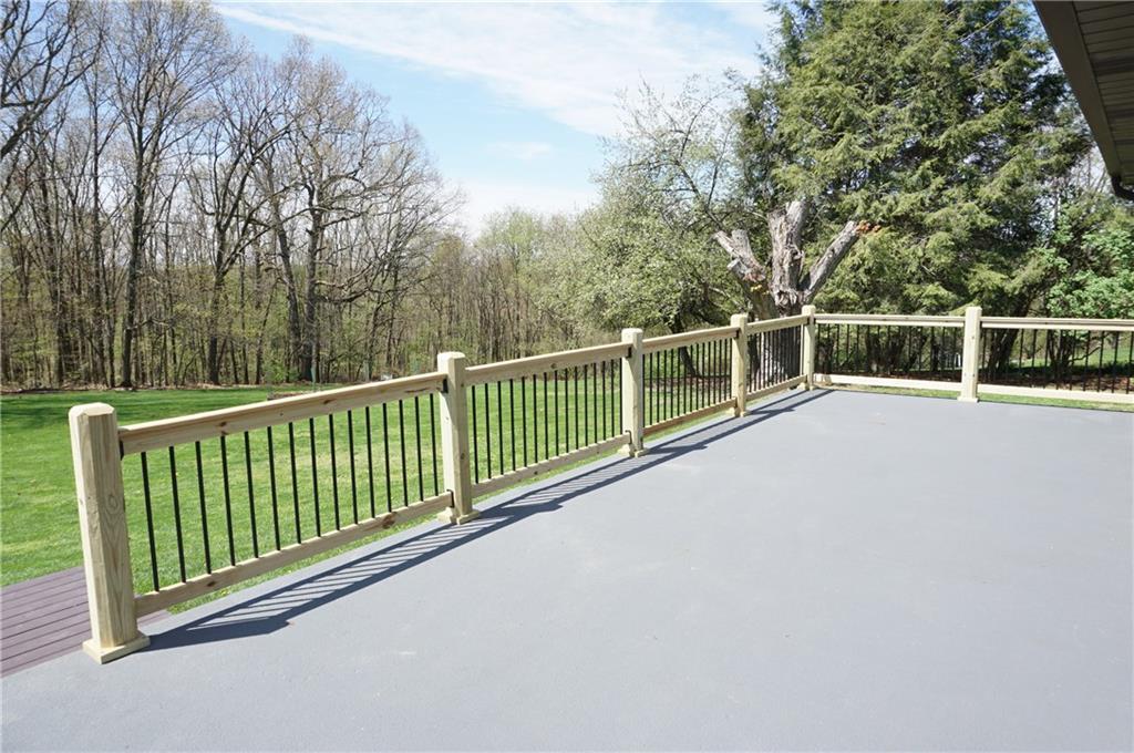 292 Evans Road Zelienople, PA 16063 - Photo 9 of 12 The large rear deck is perfect for summer picnics and/or family get togethers!