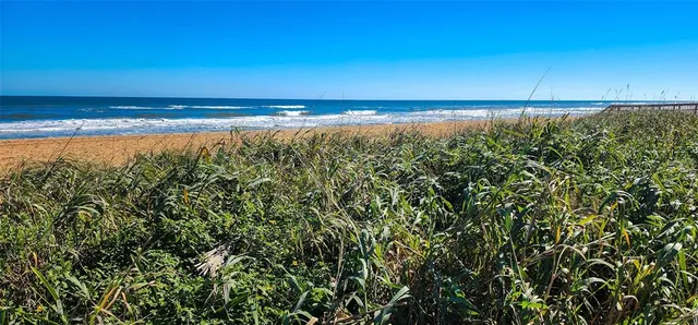 a view of an ocean and beach