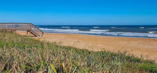 a view of an ocean beach