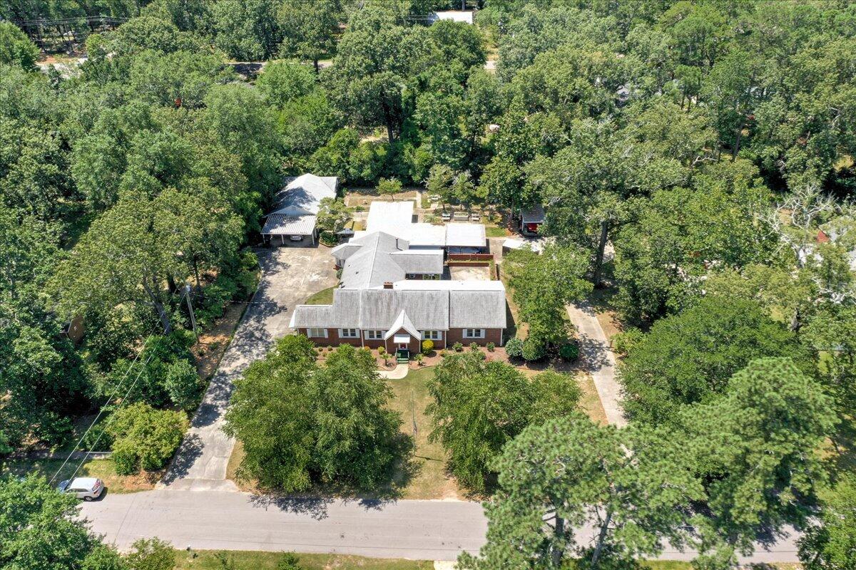 825 Brandy Road Aiken, SC 29801 - Photo 65 of 66 an aerial view of a house with a yard