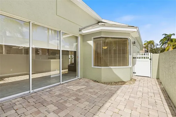 a view of front door of house