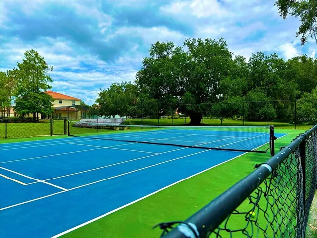 a view of a tennis court