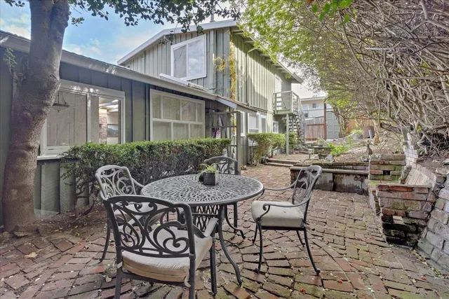 a view of outdoor space and deck