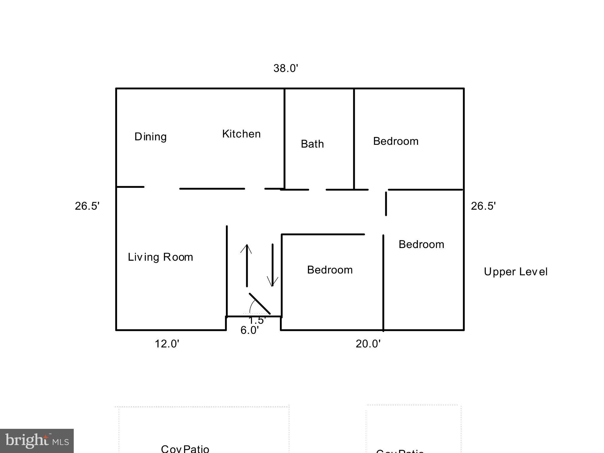 7938 Tower Court Road Severn, MD 21144 - Photo 30 of 30 View main level floor plan