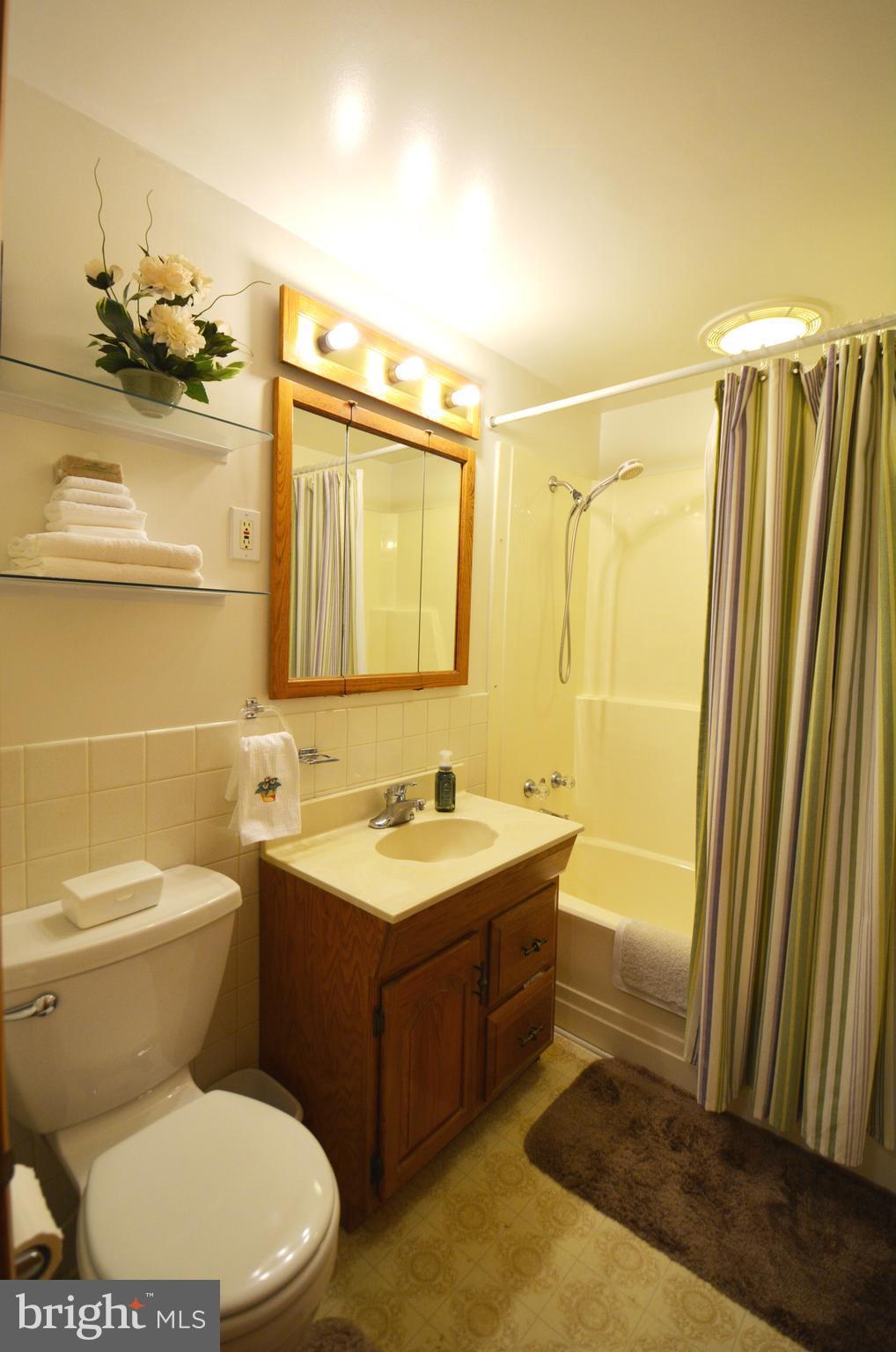 312 Holy Cross Road Baltimore, MD 21225 - Photo 16 of 68 Vanity Oak storage cabinet & triple door mirror