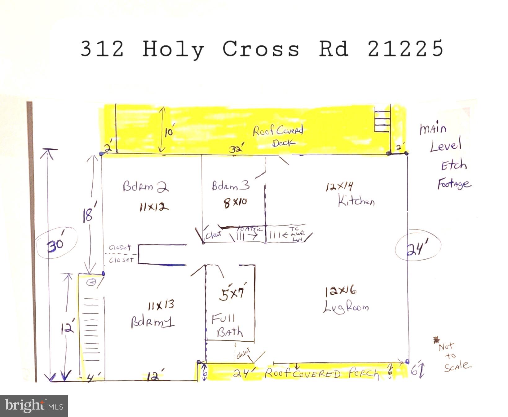 312 Holy Cross Road Baltimore, MD 21225 - Photo 39 of 68 Left side enclosed 12 x 4 staircase to basement.
