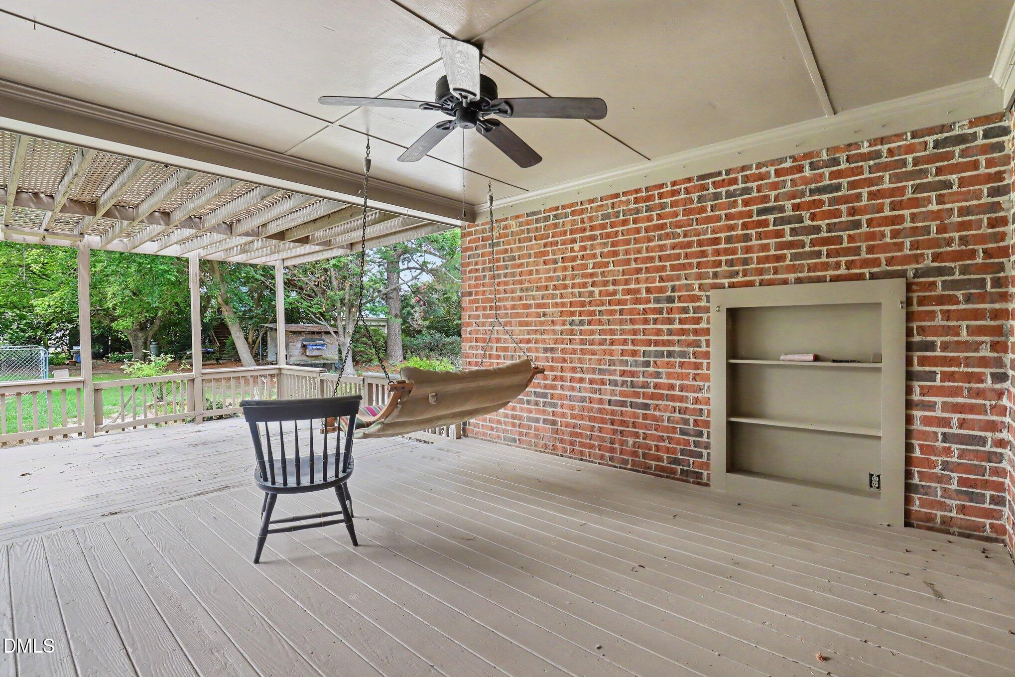 4217 Old Merck Road West Wilson, NC 27893 - Photo 30 of 37 Lattice Covered Porch