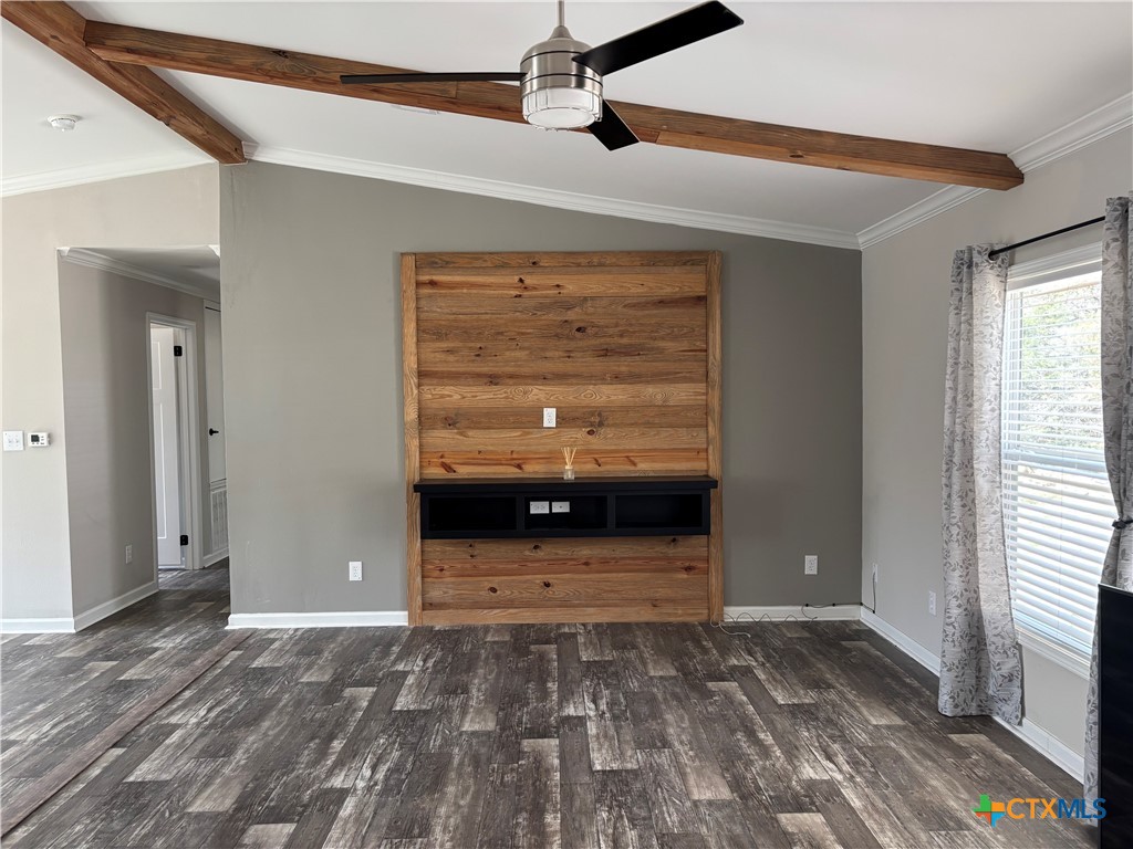 320 Fawn Drive Spring Branch, TX 78070 - Photo 6 of 16 a view of an empty room with wooden floor and a window