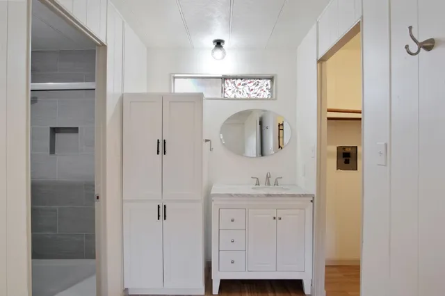 a view of walk in closet