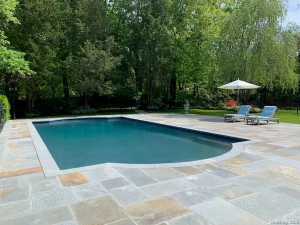 a view of outdoor space pool and patio