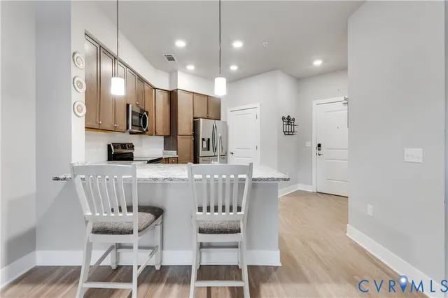 a living room with a couch and a coffee table
