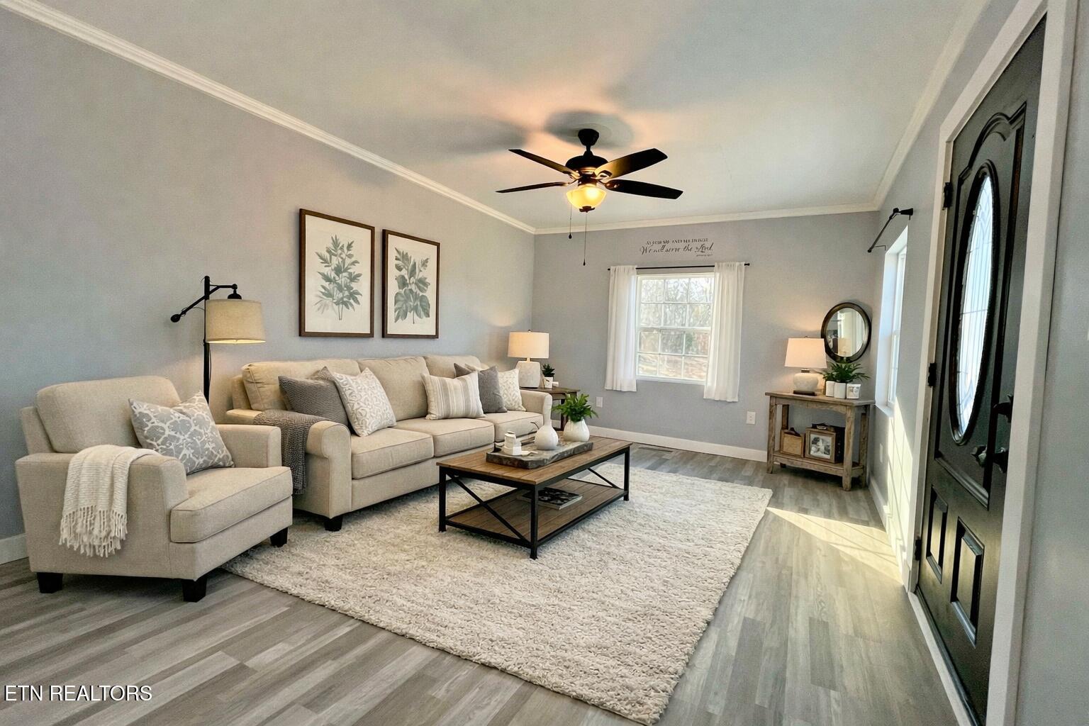 186 County Road 83 Athens, TN 37303 - Photo 5 of 41 living room staged