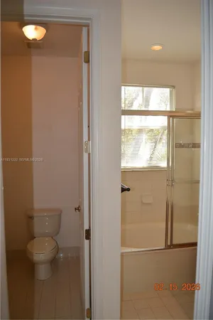 a bathroom with a toilet