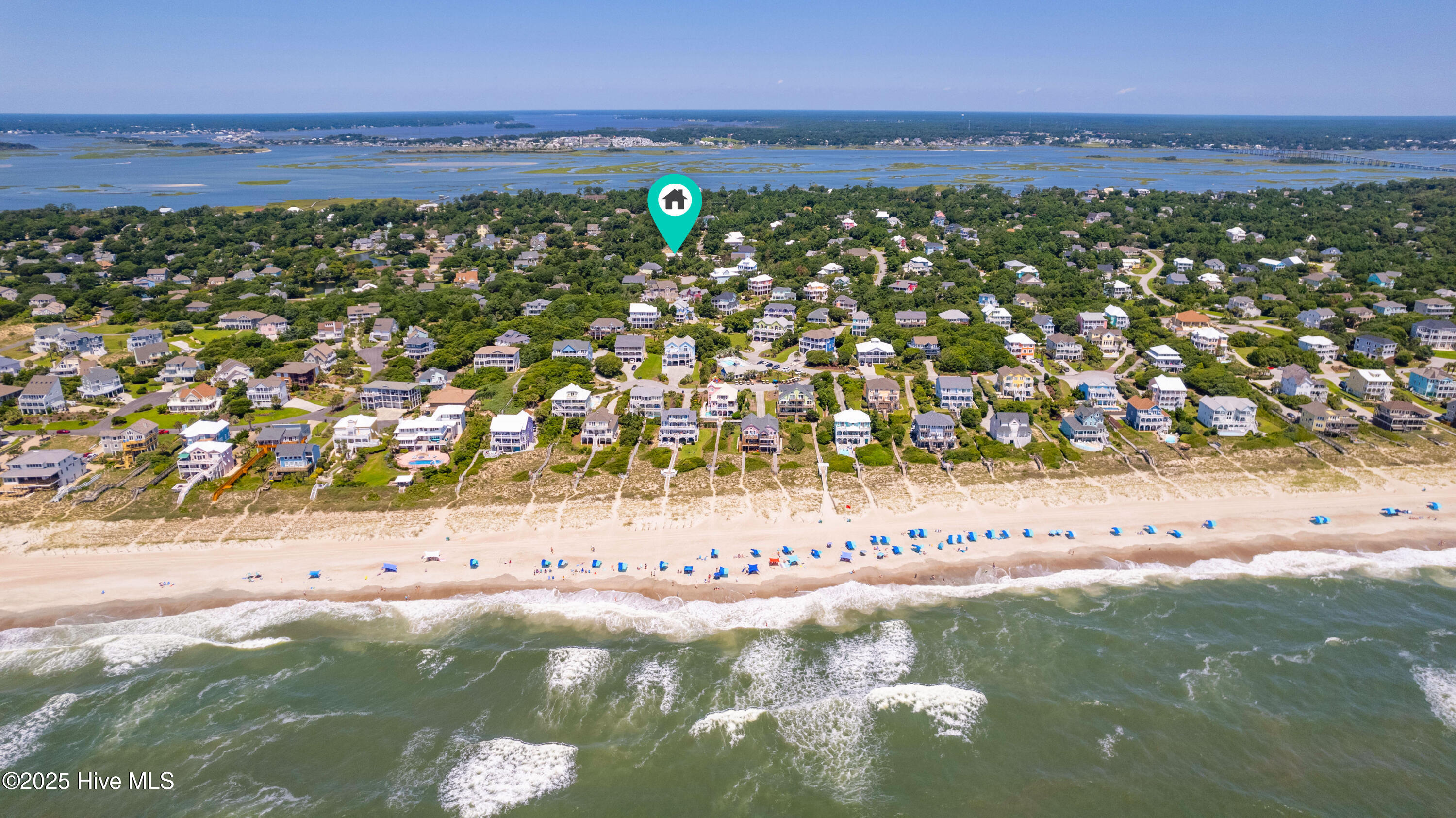 320 Governor Safford Lane Emerald Isle, NC 28594 - Photo 51 of 85 Aerial of Home Location