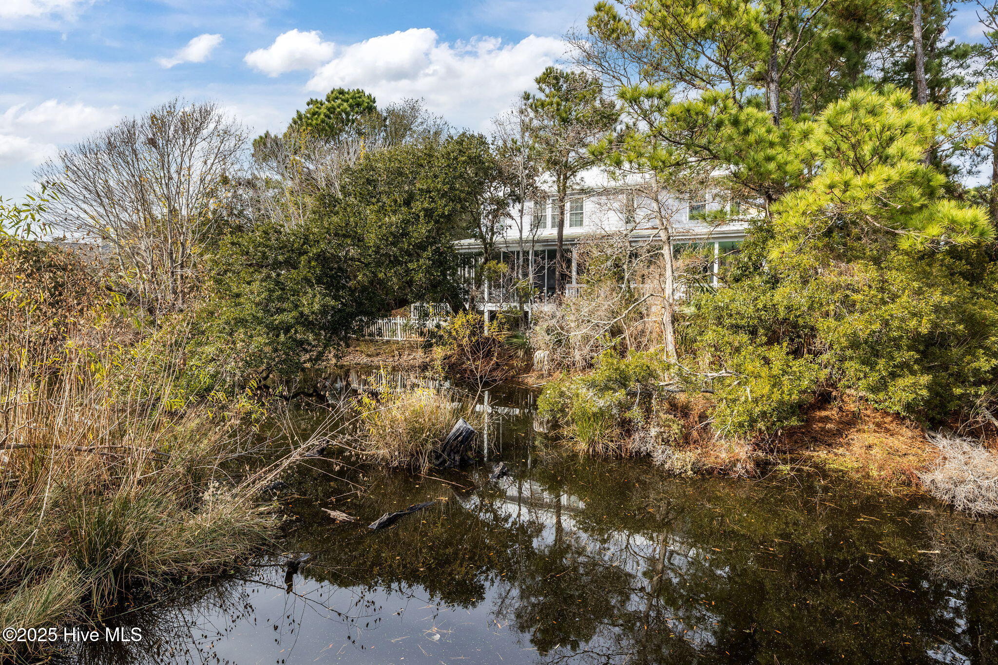 320 Governor Safford Lane Emerald Isle, NC 28594 - Photo 71 of 85 Turtle Pond with view of house