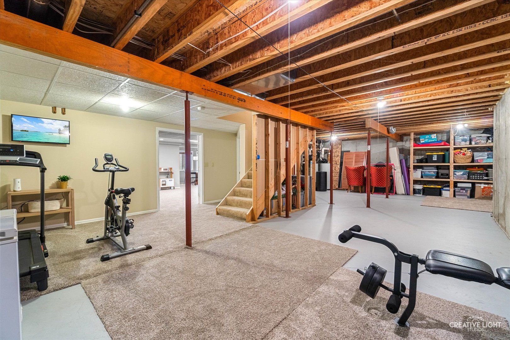10167 East Deer Creek Lane Rochelle, IL 61068 - Photo 43 of 51 a view of a room with gym equipment