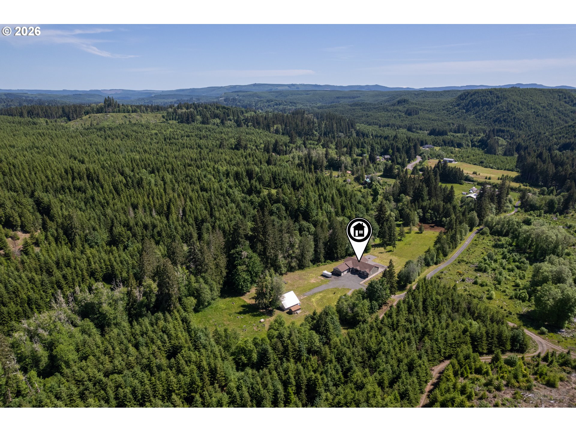 18210 Seigert Road Vernonia, OR 97064 - Photo 40 of 44 Drone View/UAV