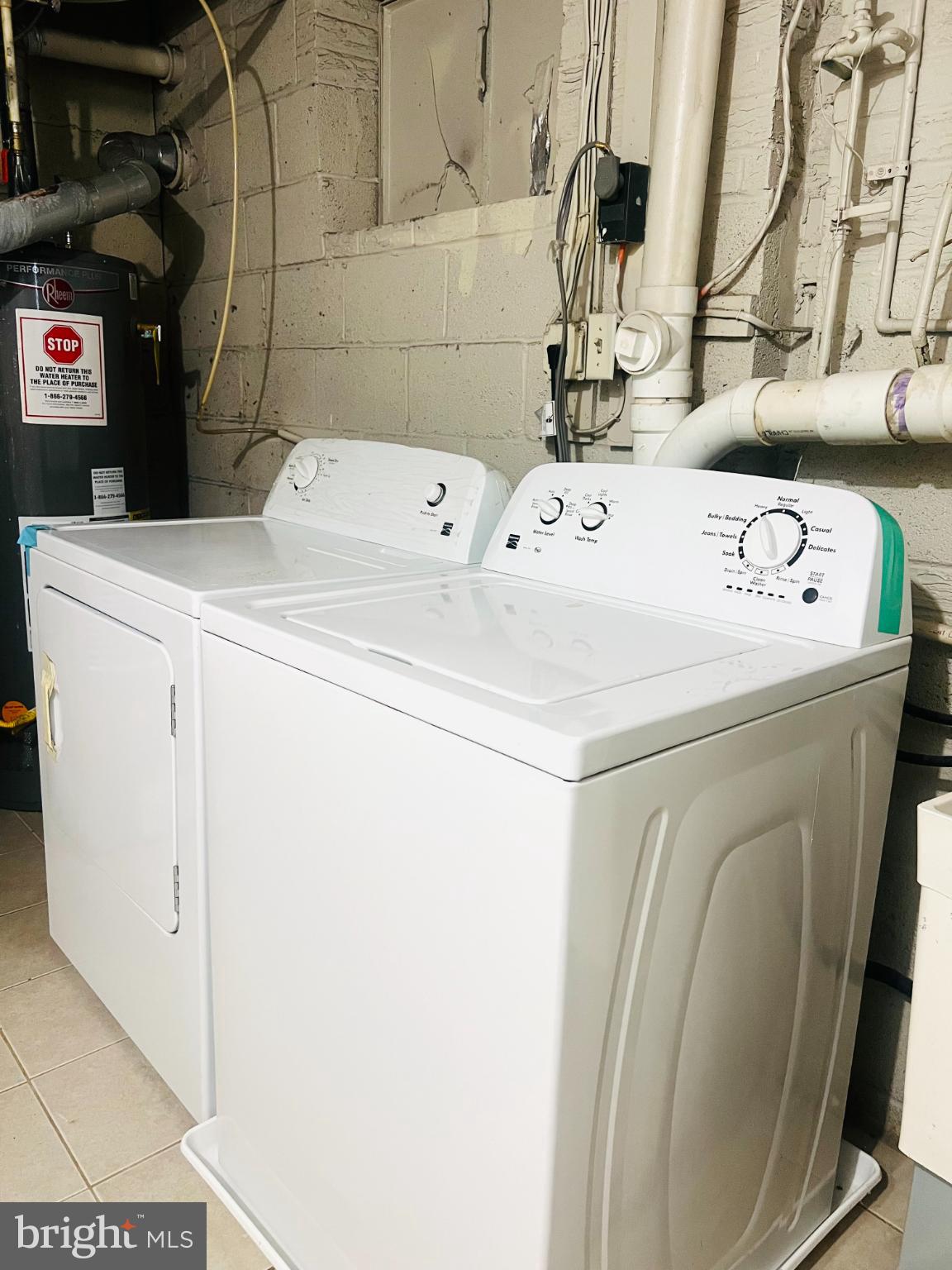 4901 Fitch Place Northeast Washington, DC 20019 - Photo 39 of 45 Modern laundry appliances in a clean space.