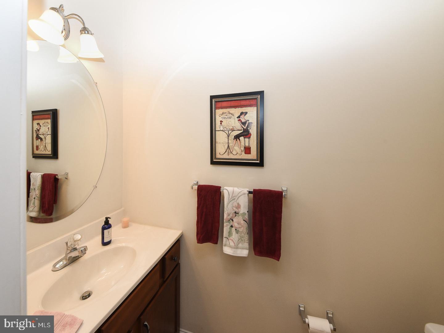 3113 Arborgreene Court Hatfield, PA 19440 - Photo 18 of 33 a bathroom with a sink and a mirror