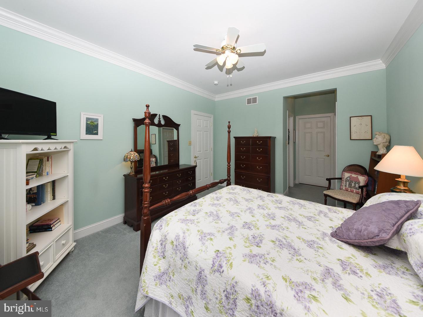3113 Arborgreene Court Hatfield, PA 19440 - Photo 21 of 33 a bedroom with a bed and a flat screen tv