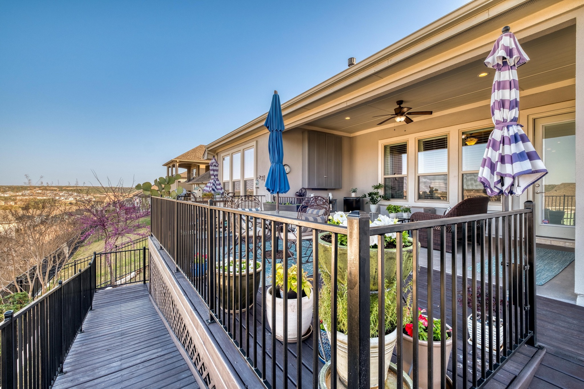 3204 Venezia View Leander, TX 78641 - Photo 26 of 28 Terrace and Deck features wood ramp down to backyard area (no stairs)