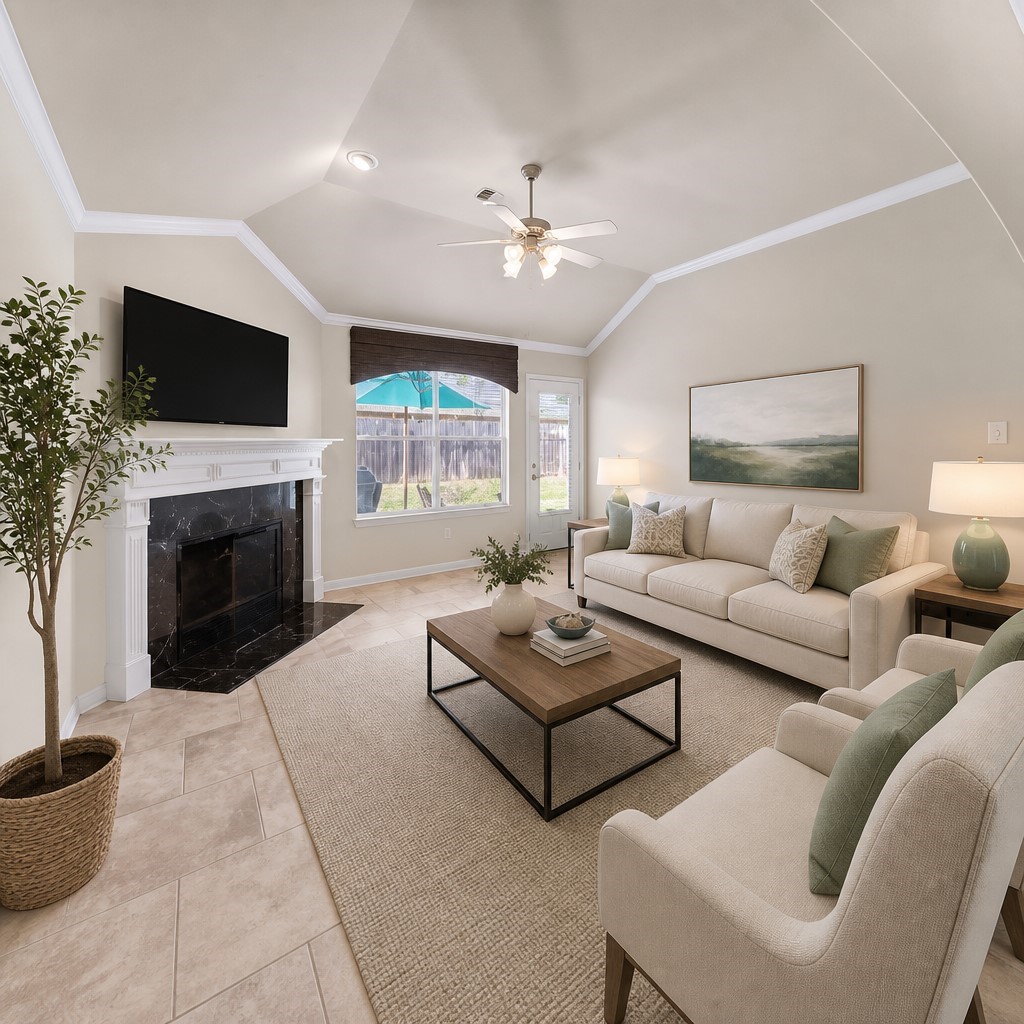 4618 Countrypines Drive Spring, TX 77388 - Photo 12 of 23 Virtually Staged Living Room