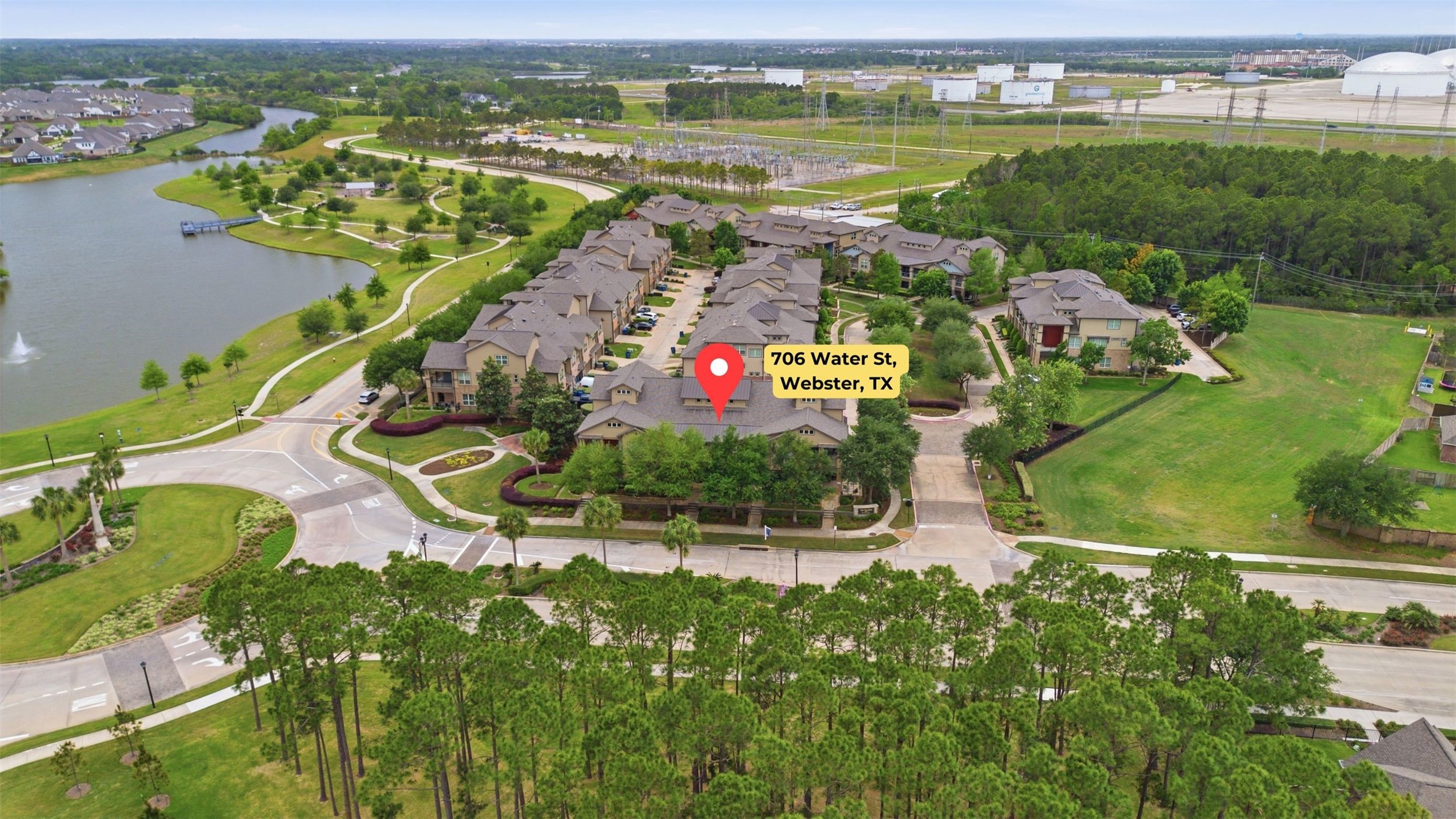 706 Water Street Webster, TX 77598 - Photo 23 of 23 Walking trails with water views make daily walks fun and relaxing.