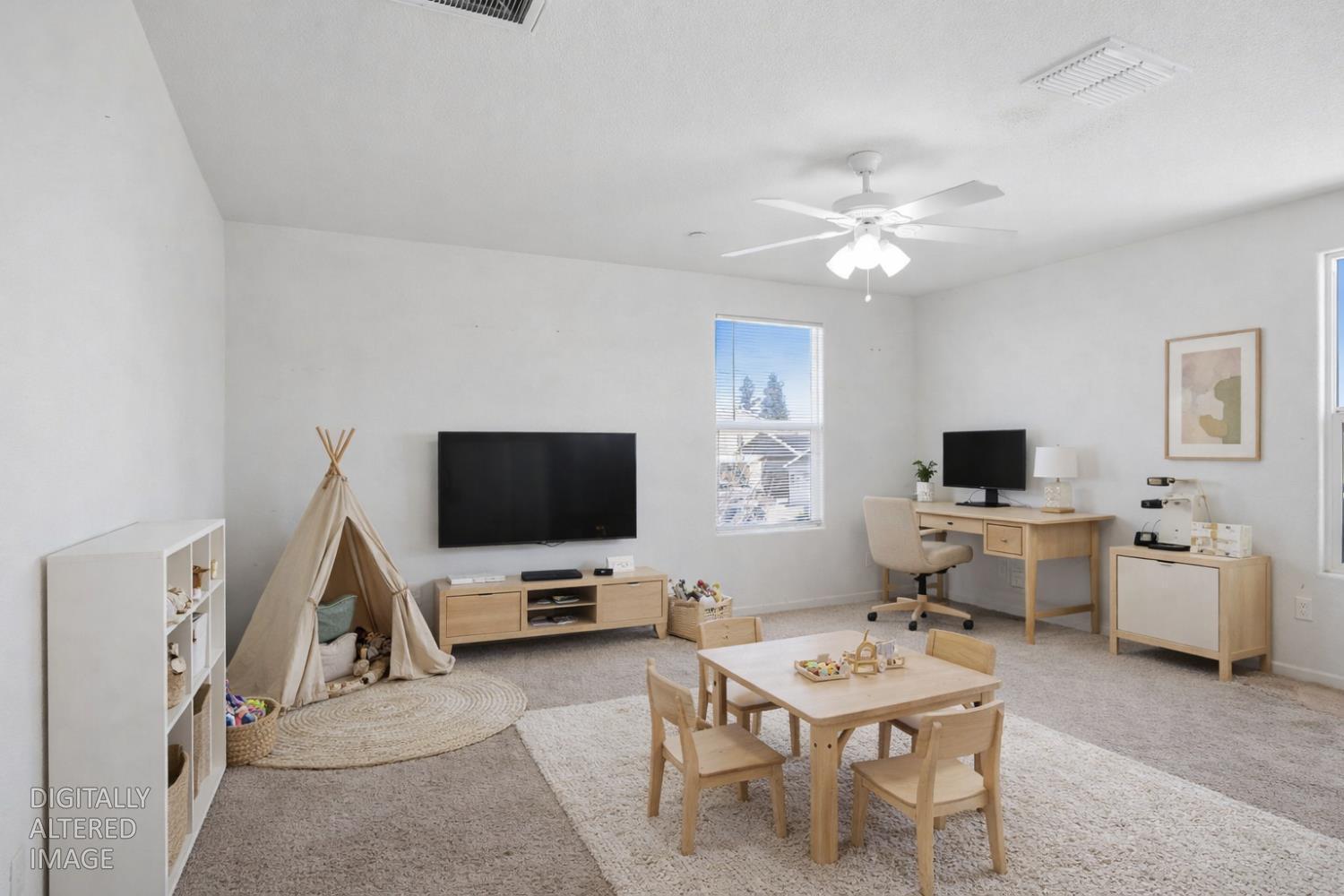 3108 Bridgestone Lane Modesto, CA 95355 - Photo 19 of 38 Virtually staged as a playroom/home office