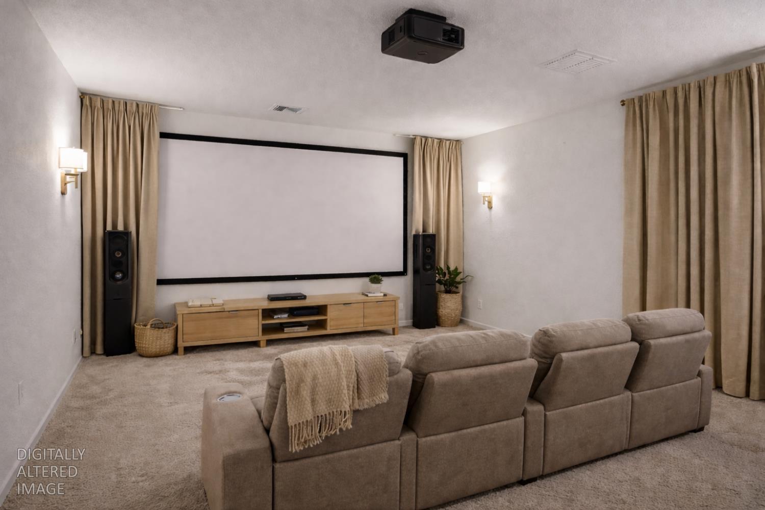 3108 Bridgestone Lane Modesto, CA 95355 - Photo 20 of 38 Virtually staged as a Loft home theater