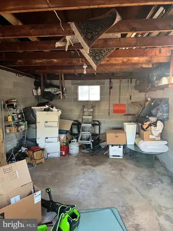 a room with storage and utility