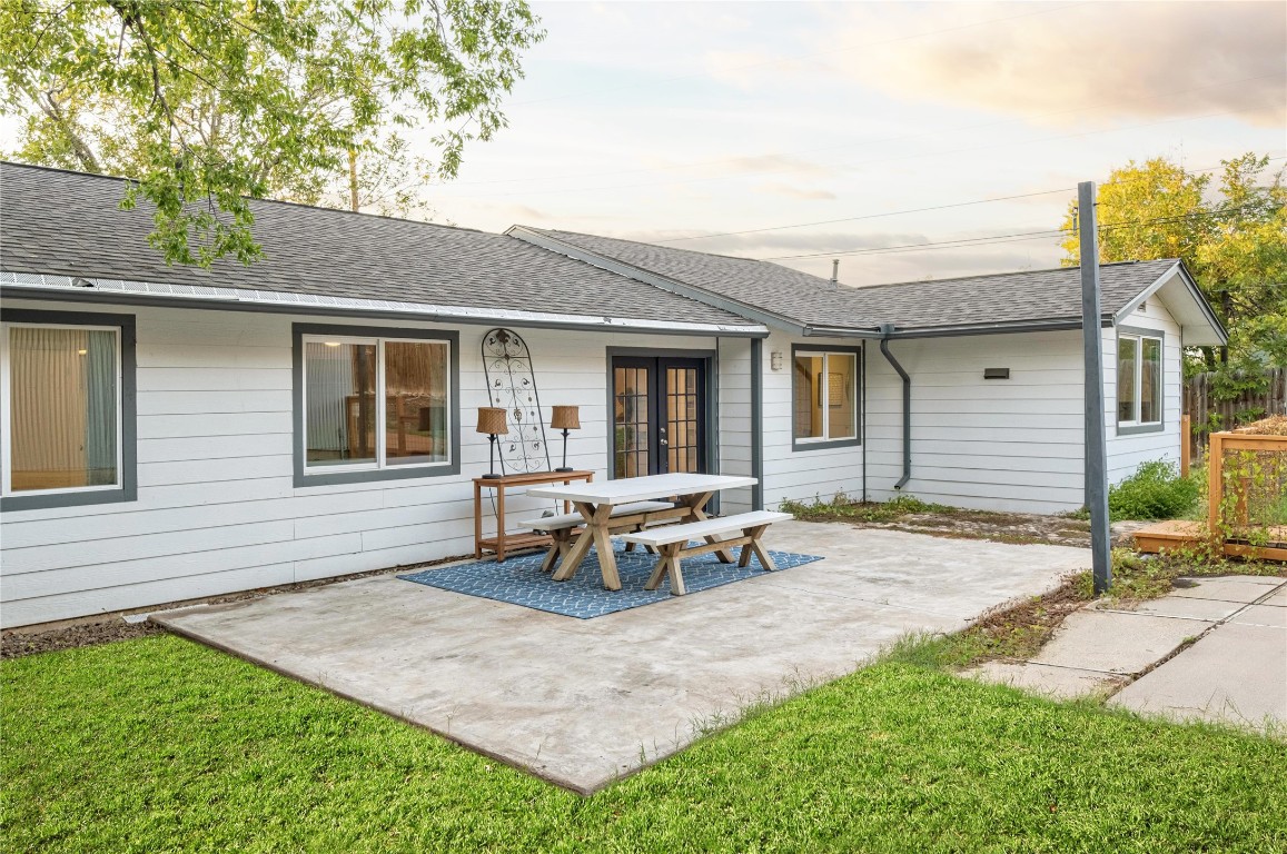 5307 Halmark Drive Austin, TX 78723 - Photo 29 of 31 a view of a house with backyard and sitting area