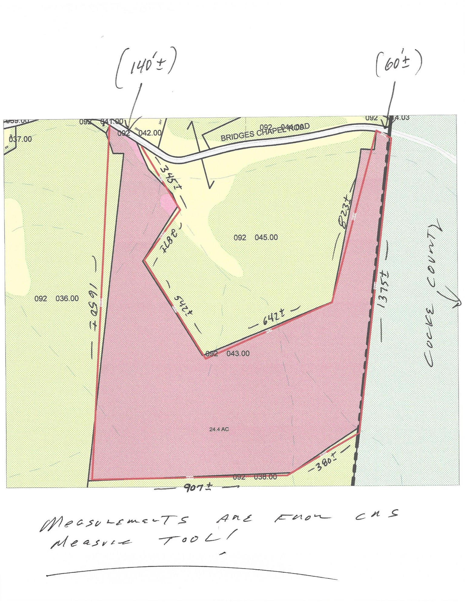 3451 Bridges Chapel Road Dandridge, TN 37725 - Photo 10 of 10 plat